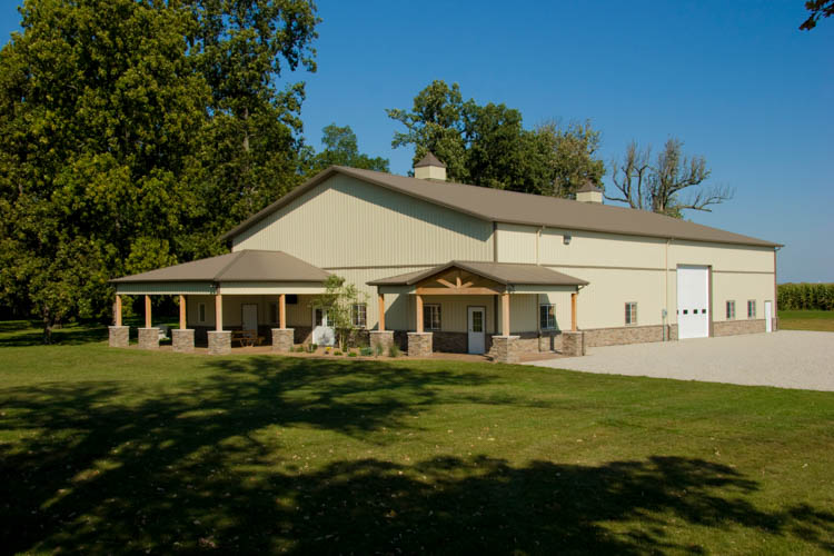 Utility Barn with Cold Storage Brookston, Indiana FBi Buildings